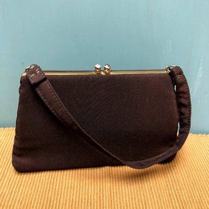 Frilo Vintage Brown Evening Bag
